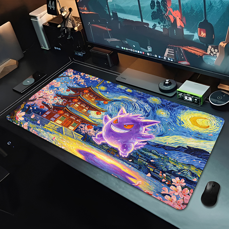Tech Accessories For Desk - Anime Mouse Pad Pokemon Gengar Professional