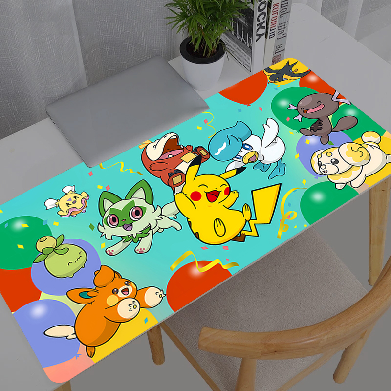 Tech Accessories For Desk - Mouse Pad Rubber Table Pokemon Pikachu