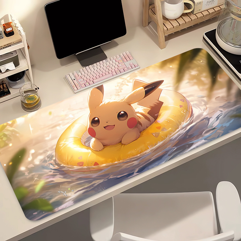 Tech Accessories For Desk - Anime Mouse Pad Pokemon Pikachu Large