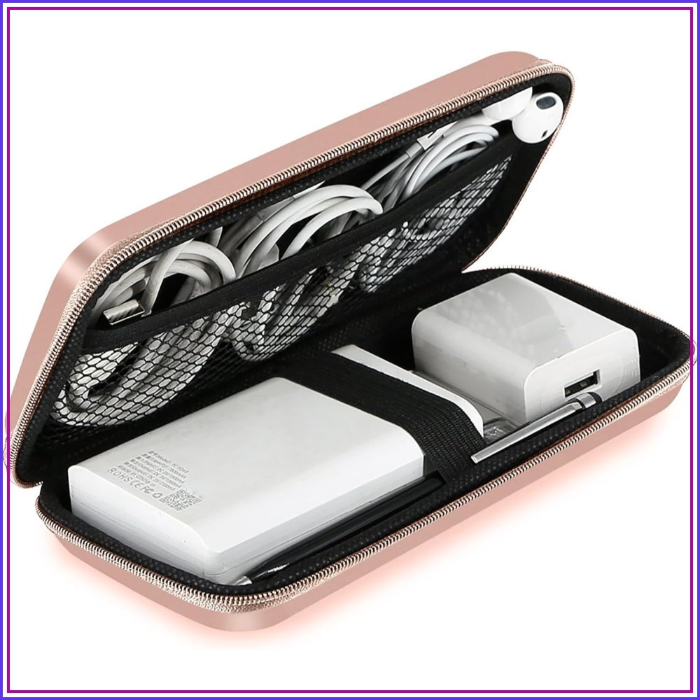 Tech Accessories Travel Case - Travel Essential Electronics Organizer Pouch Charger