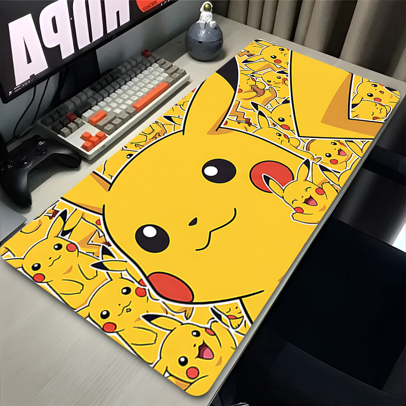 Tech Accessories For Desk - Mouse Pad P-pokemon Pikachu Computer Gaming