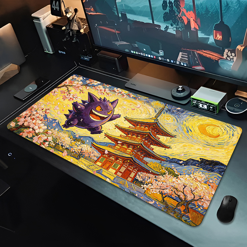 Anime Mouse Pad Pokemon Gengar - đánh giá và giá Tech Accessories For Desk