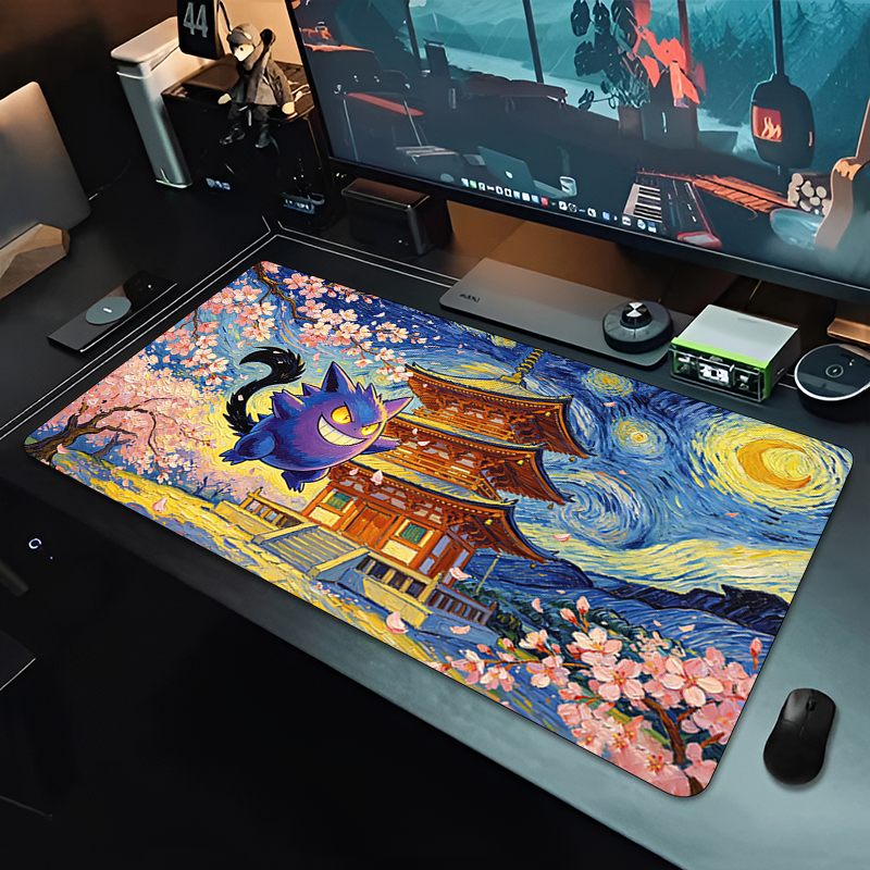 Anime Mouse Pad Pokemon Gengar - đánh giá và giá Tech Accessories For Desk