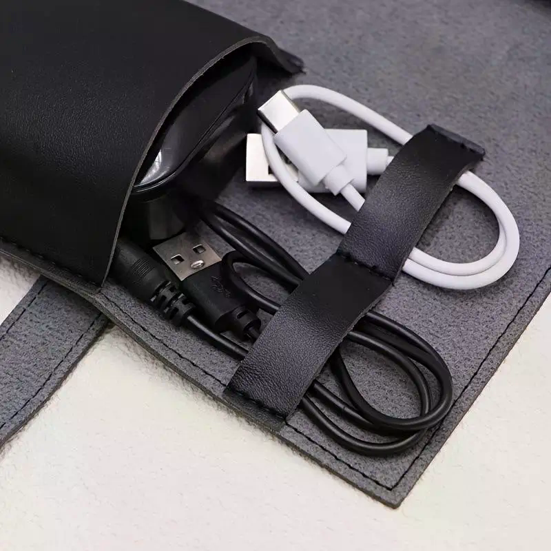 1pc PU Leather Multi-Compartme - đánh giá và giá Tech Accessories Travel Case