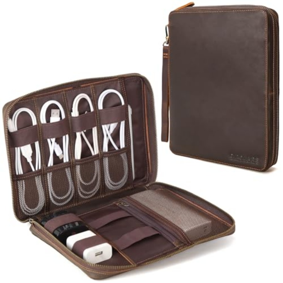 Polare Full Grain Leather Trav - đánh giá và giá Tech Accessories Travel Case