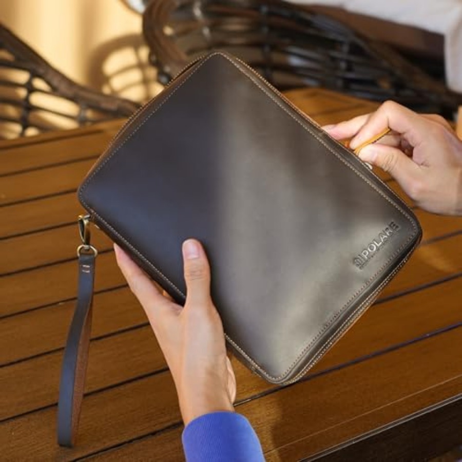Polare Full Grain Leather Trav - đánh giá và giá Tech Accessories Travel Case