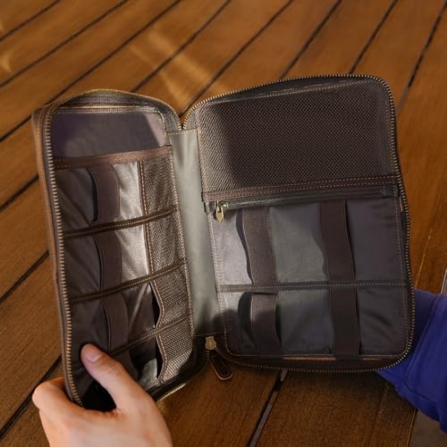 Polare Full Grain Leather Trav - đánh giá và giá Tech Accessories Travel Case