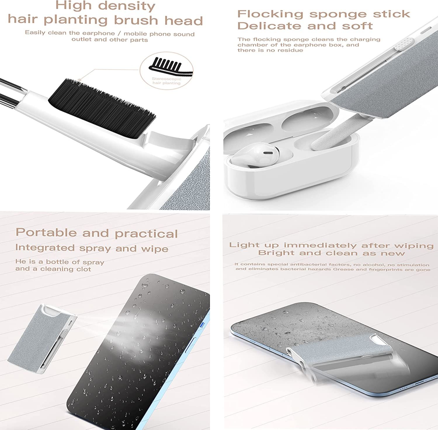 5 in 1 Earphone Cleaner Brush  - đánh giá và giá Power Bank Wireless