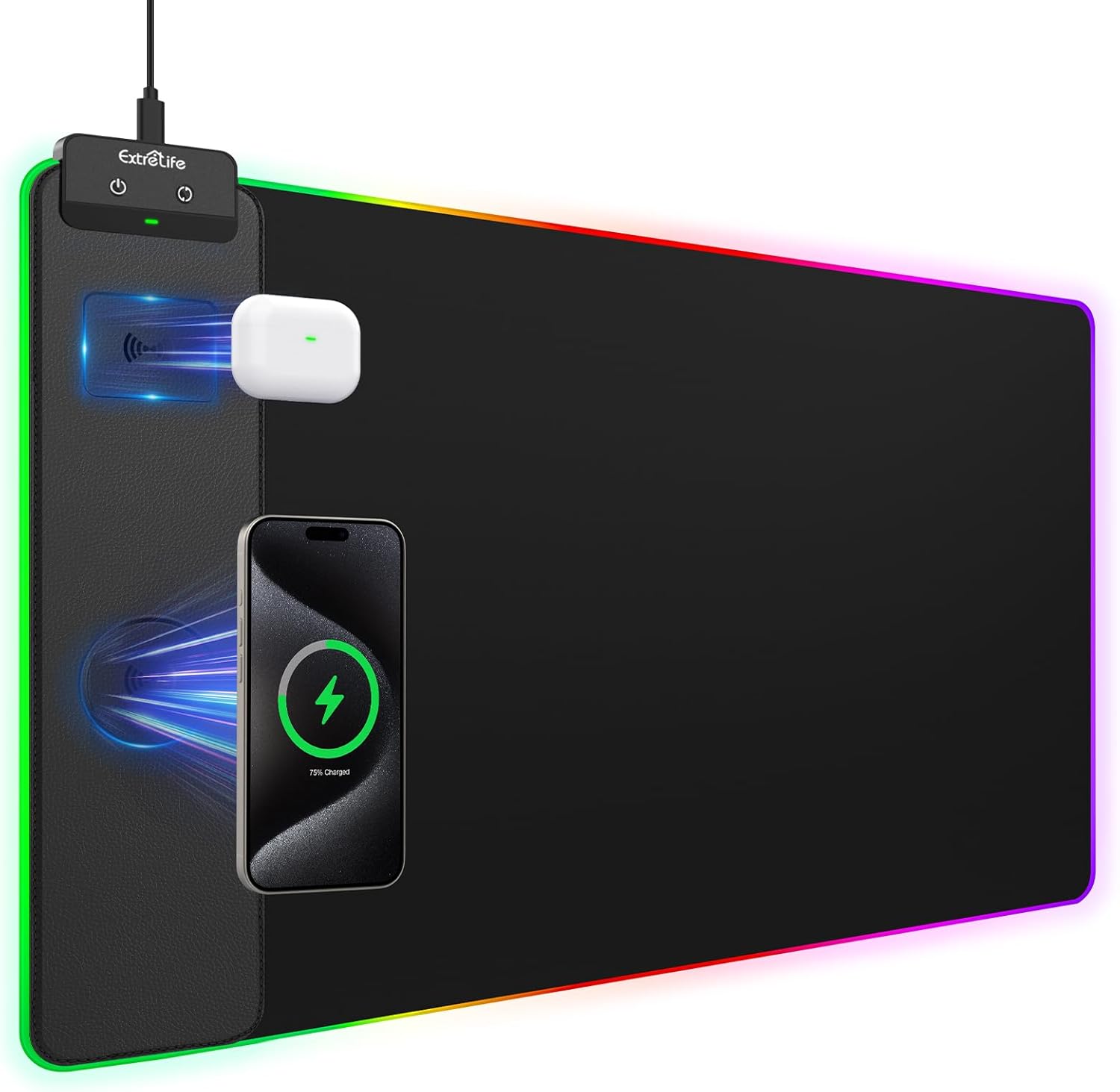 Wireless Charging Mouse Pad 15 - đánh giá và giá Mouse Charging Pad