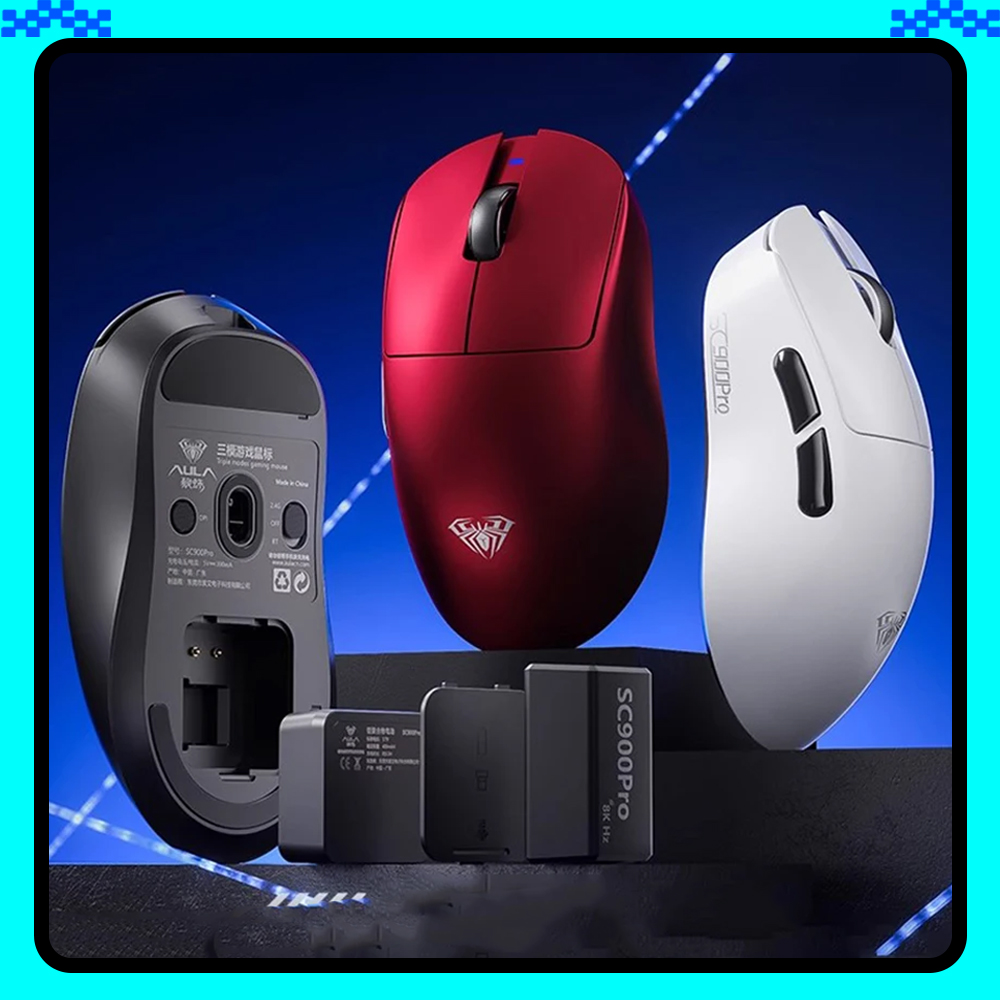 AULA SC900 Mouse Mouse Paw3950 - đánh giá và giá Power Bank Wireless