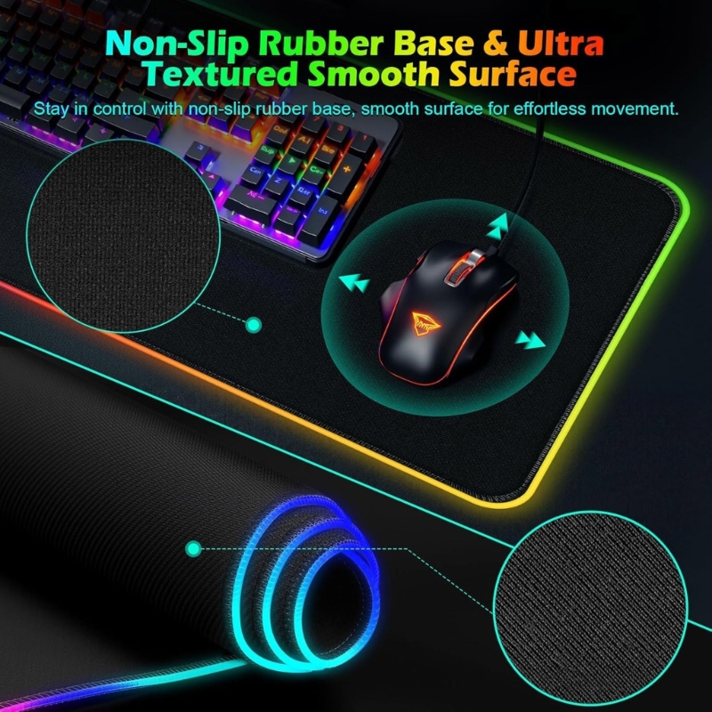 96GE LED Gaming Mouse Pad with - đánh giá và giá Mouse Charging Pad