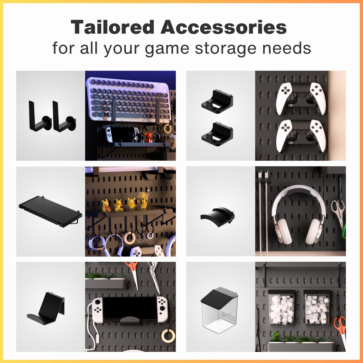 33x22 Inch Black Peg Board Org - đánh giá và giá Tech Accessories Products