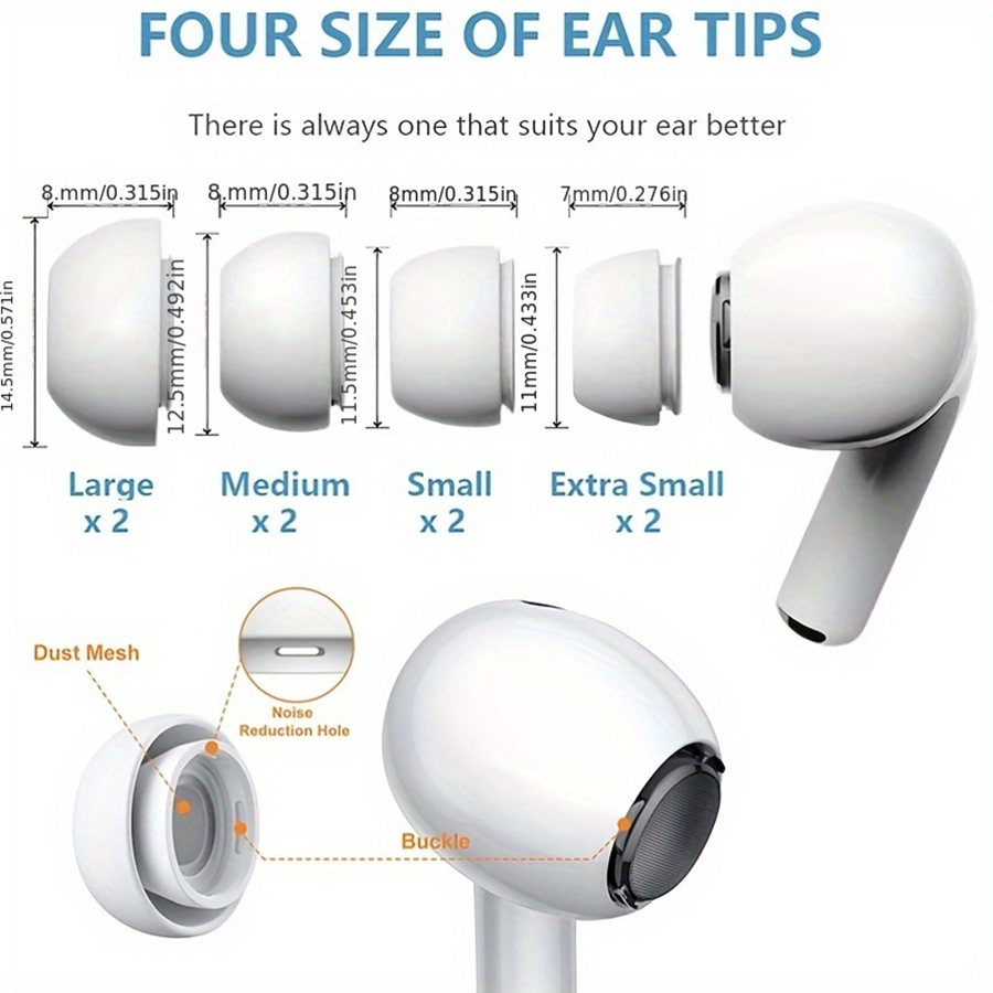 4 Pairs Liquid Silicone Ear Ti - đánh giá và giá Power Bank Wireless