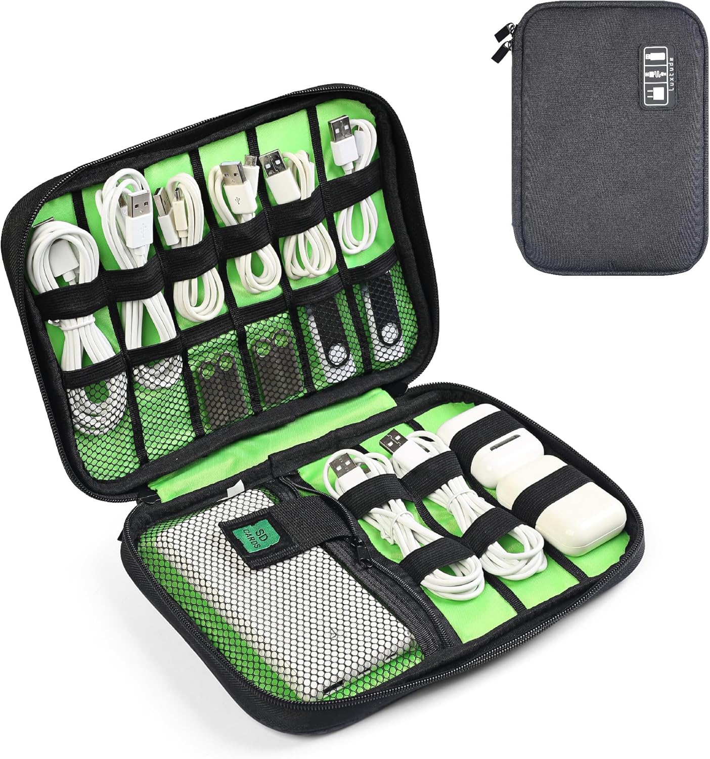 Travel Cable Organizer Bag, Fl - đánh giá và giá Tech Accessories Travel Case