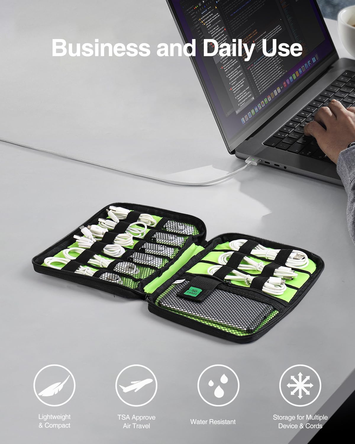 Travel Cable Organizer Bag, Fl - đánh giá và giá Tech Accessories Travel Case