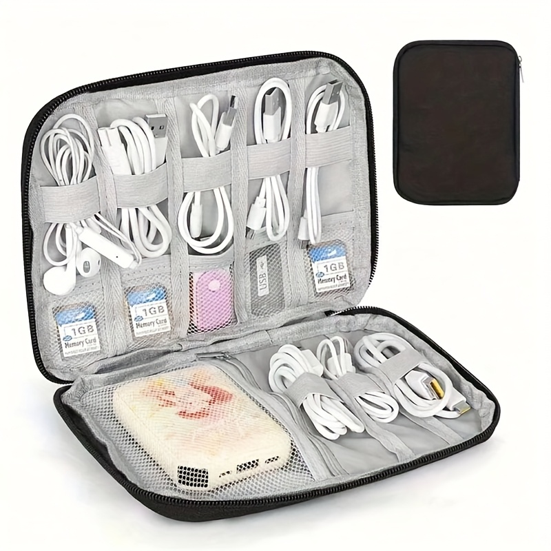 Travel Cable Organizer Case: 1 - đánh giá và giá Tech Accessories For Travel