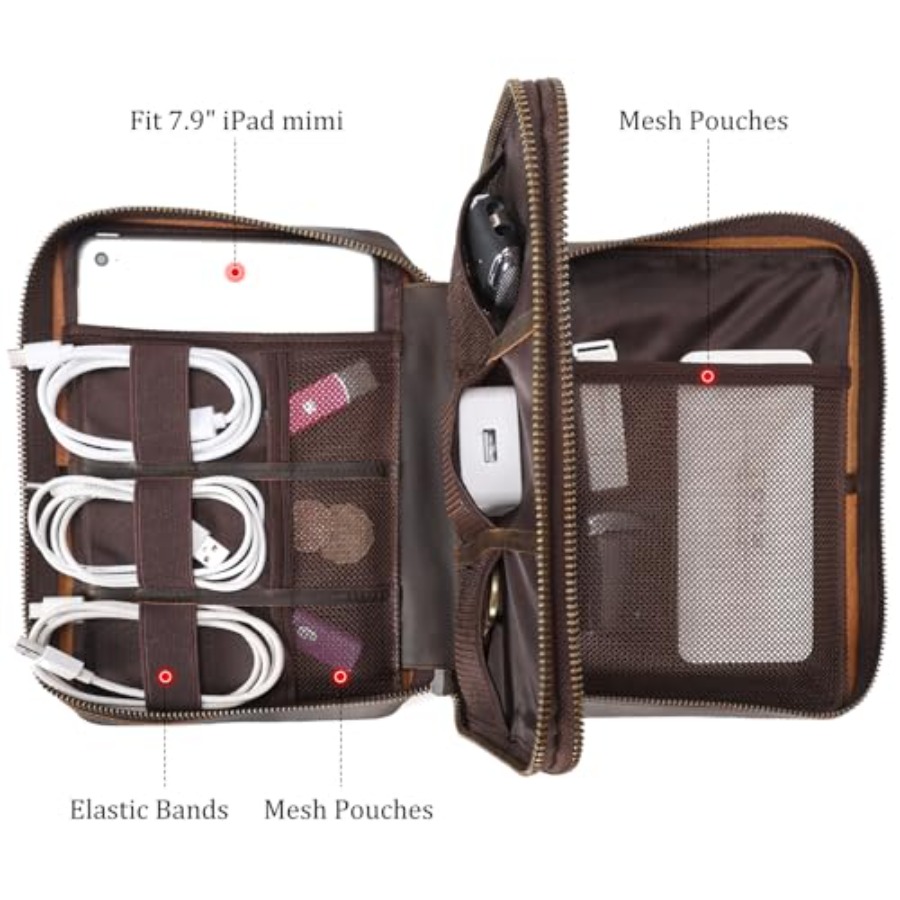 Polare Full Grain Leather Trav - đánh giá và giá Tech Accessories Travel Case