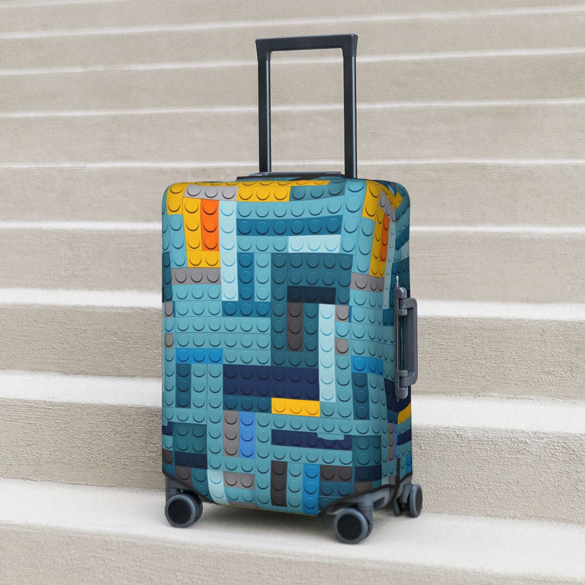 Blue Tech Pixel Building Block - đánh giá và giá Tech Accessories Travel Case